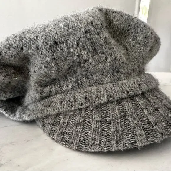 Lauren Ralph Lauren Lambs Wool Winter Billed Hat Cap One Size